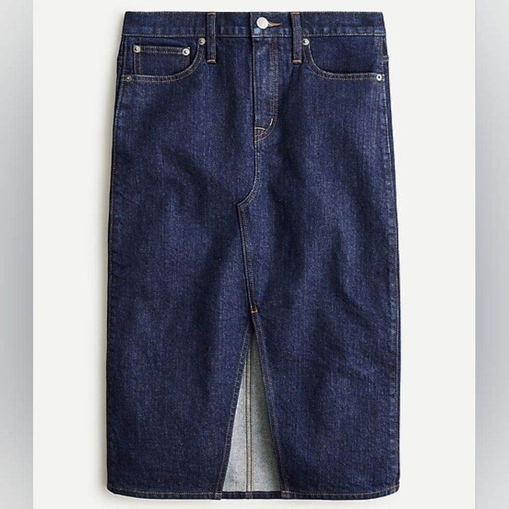 J. Crew Denim Pencil Skirt